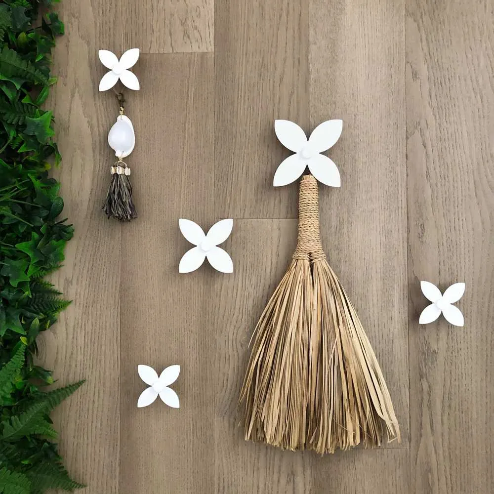 Outdoor Wall Hook  - Frangipani  (set of 5)