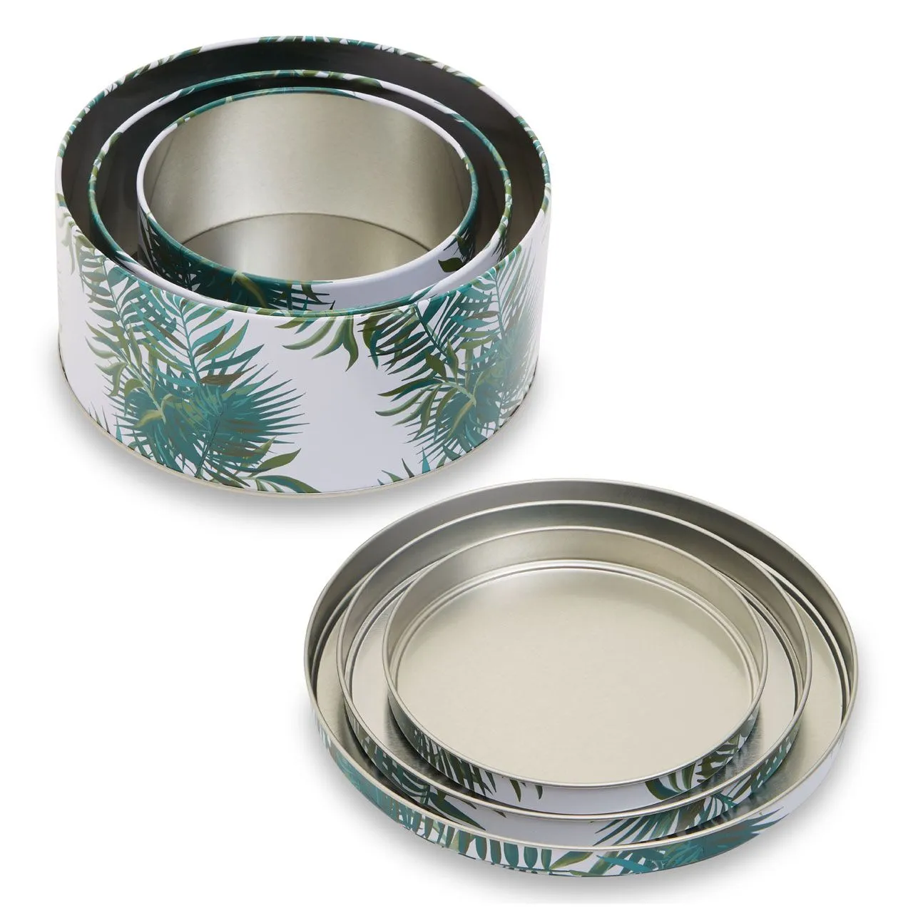 Palm Storage Tins (Set of 3)