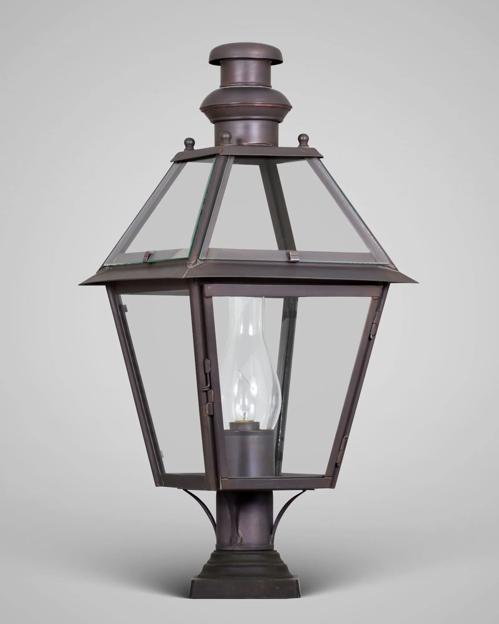 Philadelphia Exterior Post Lantern Medium