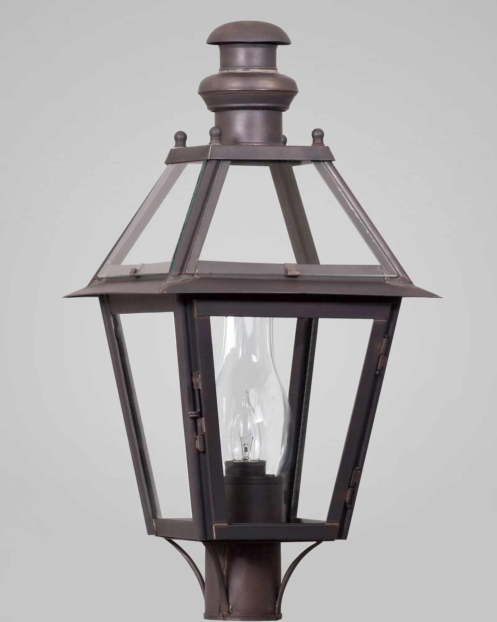 Philadelphia Exterior Post Lantern Medium