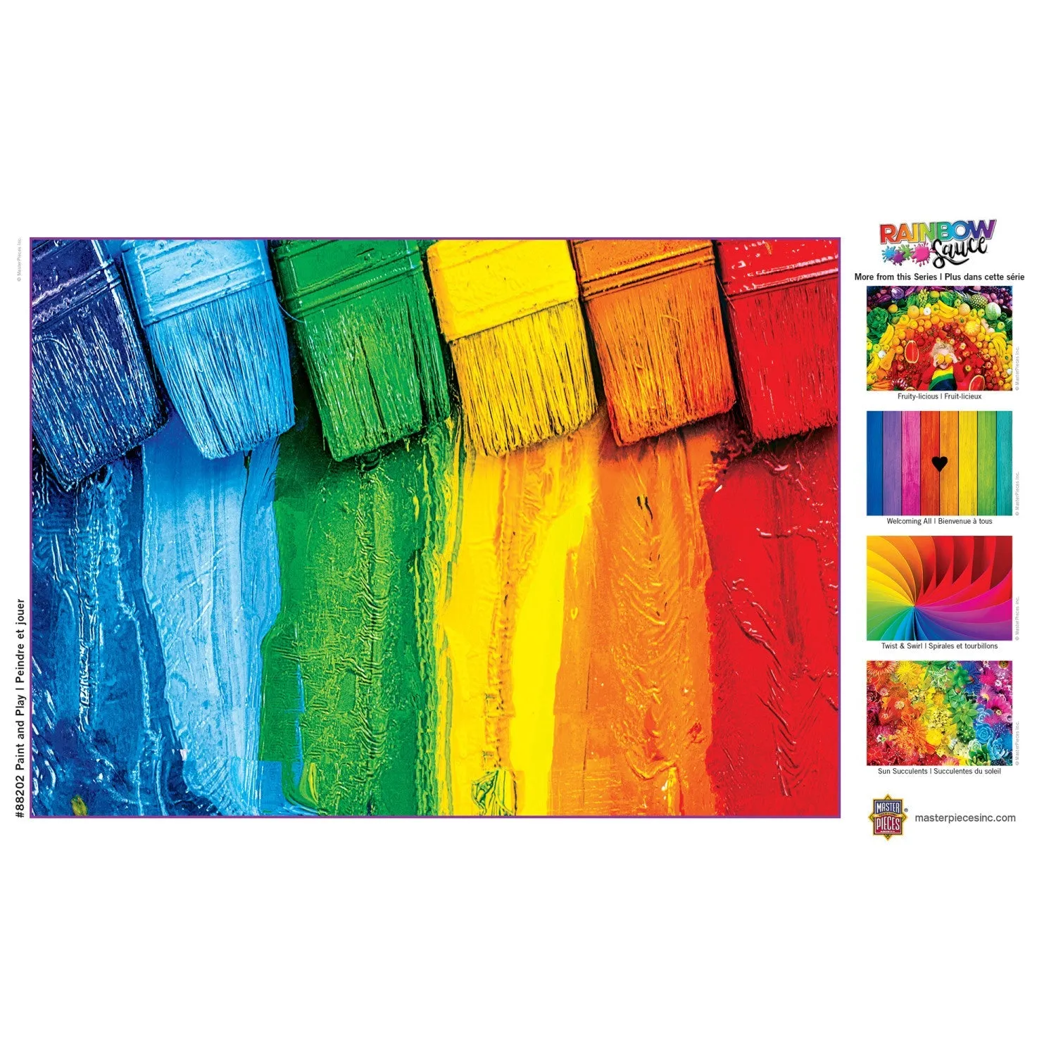 Rainbow Sauce - Paint and Play 500 Piece Jigsaw Puzzle