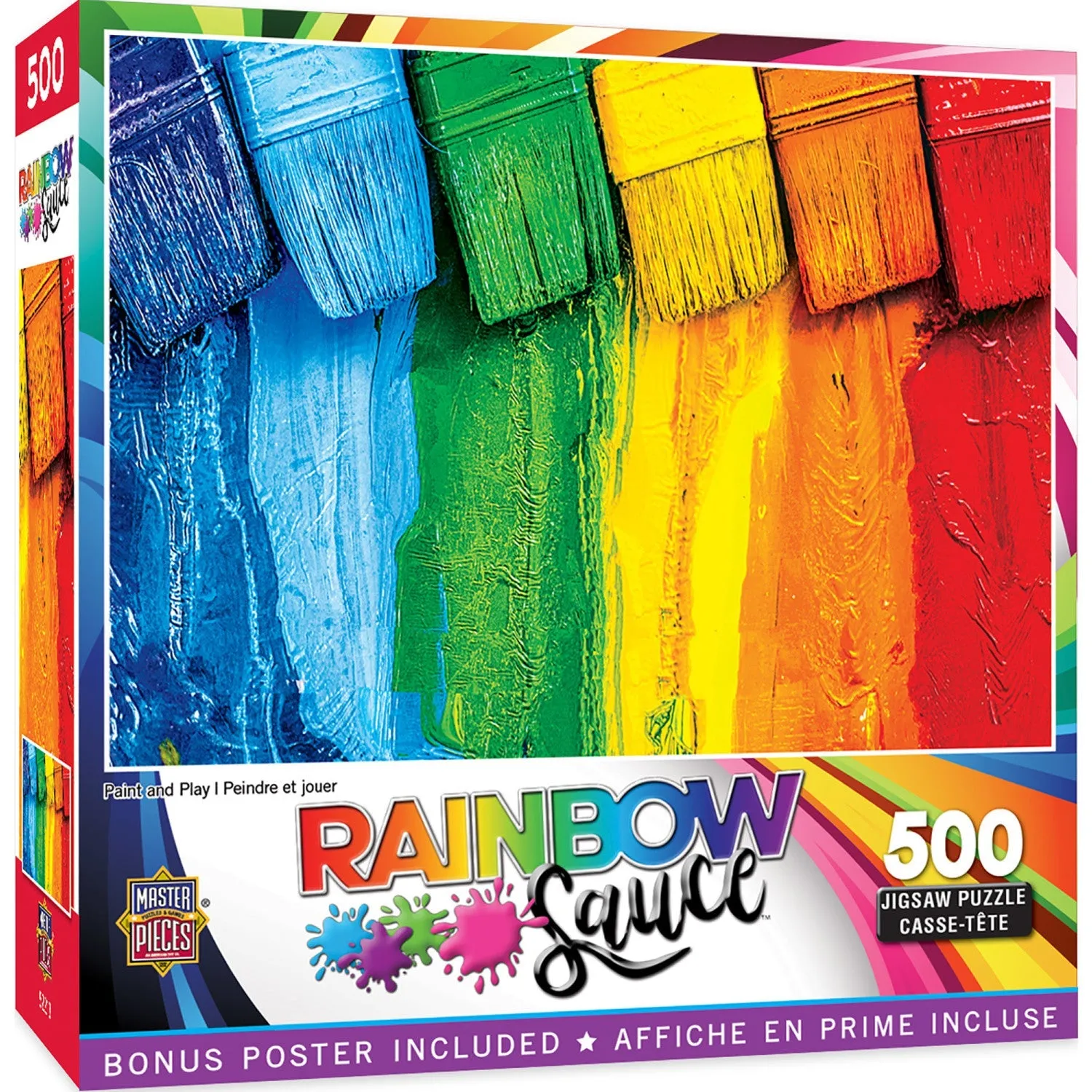 Rainbow Sauce - Paint and Play 500 Piece Jigsaw Puzzle