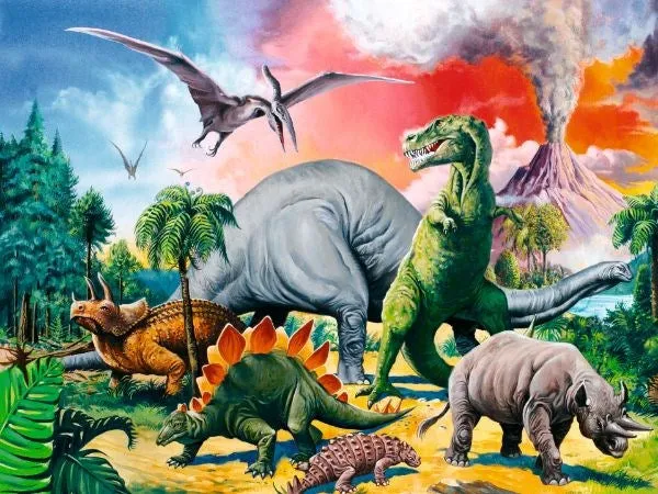 Ravensburger Among the Dinosaurs Puzzle 100pc