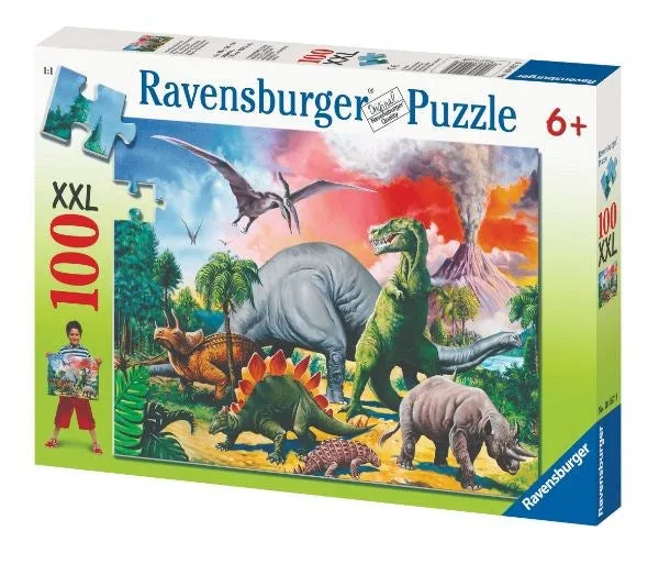 Ravensburger Among the Dinosaurs Puzzle 100pc