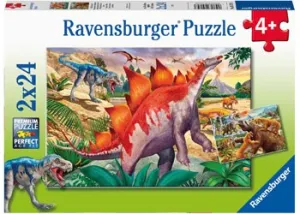 Ravensburger Jurassic Wildlife Puzzle 2x24pc