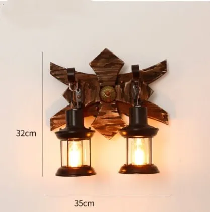 Retro LED Wall Sconce - Outdoor Wall Lantern