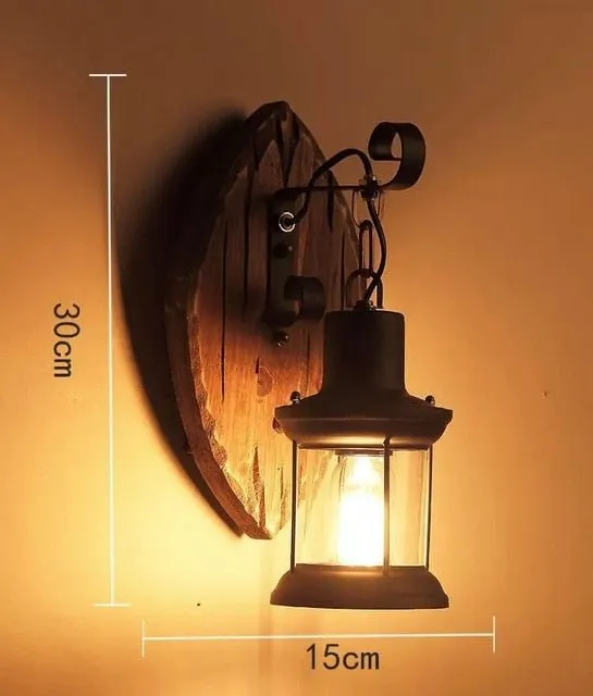 Retro LED Wall Sconce - Outdoor Wall Lantern