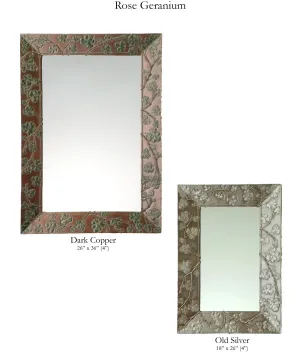 Rose Geranium Mirror, Blindspot Mirrors by Deborah Childress