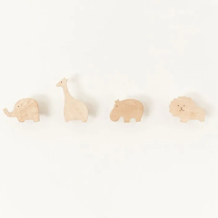 Safari Animal Wall Hooks