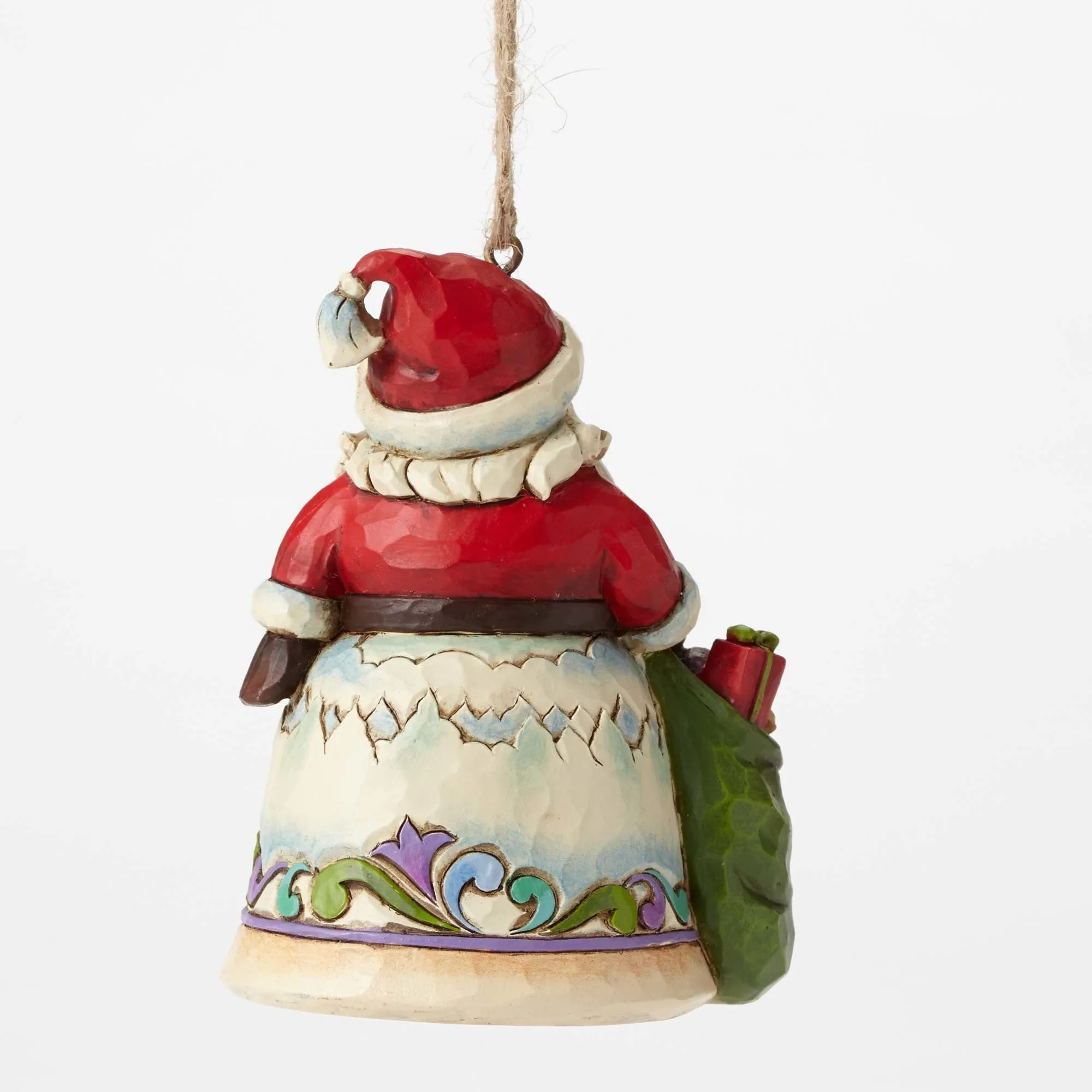 Santa w/Winter Scene Mini Ornament