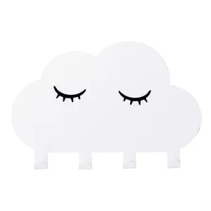 Sleepy Eyes Metal Cloud Wall Hook