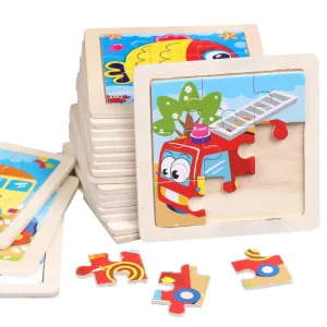 Small Size Kids Toys Wooden 3D Puzzle