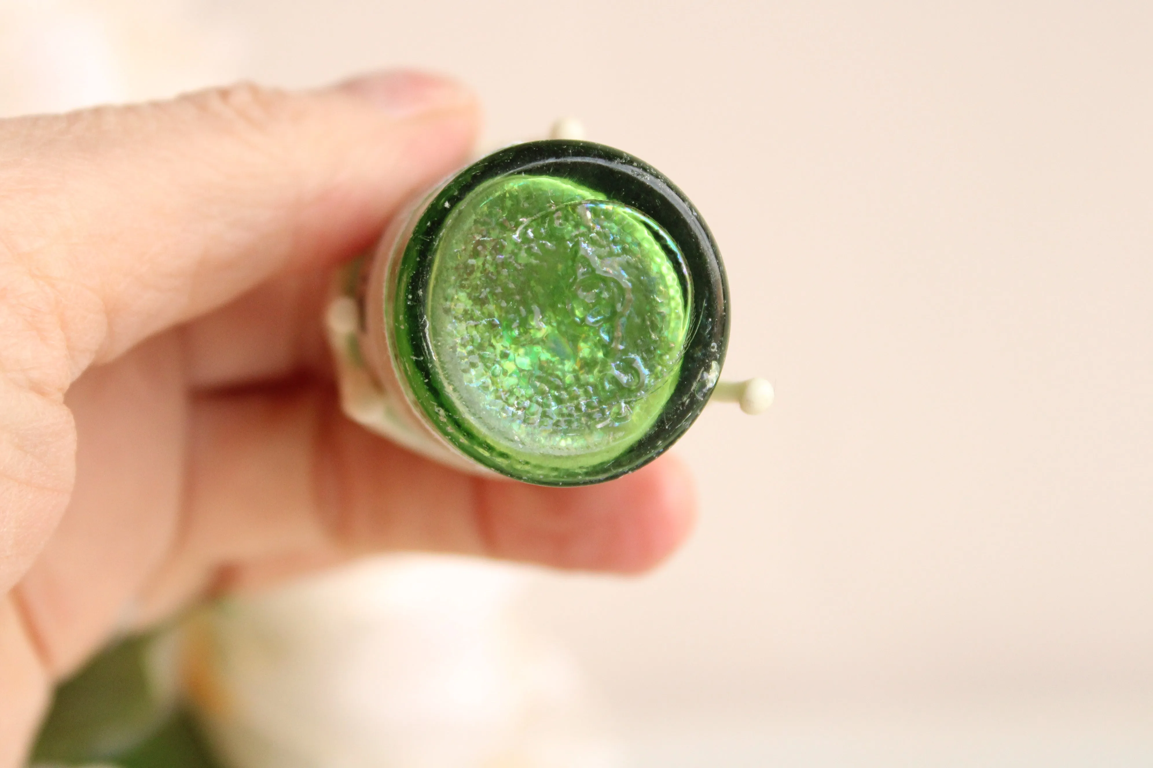 Spooky Halloween Apothecary Bottles made from Upcycled Vintage Glass Bottles