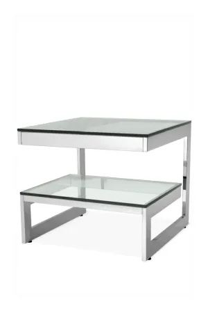 Steel 2-Layered Side Table | Eichholtz Gamma