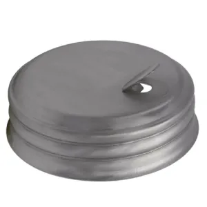 Sugar dispensing mason jar lid, metal regular mouth