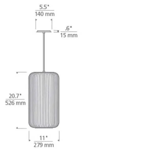 Tech Lighting 700 Kai 1 Pendant