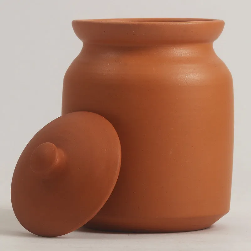 Terracotta Pickle Jar With Lid | Elegant Jars | 400 ml