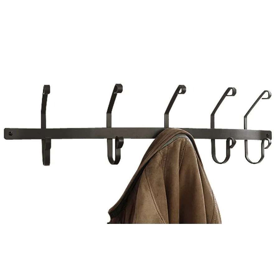 Wall Coat Rack - 5 Hooks