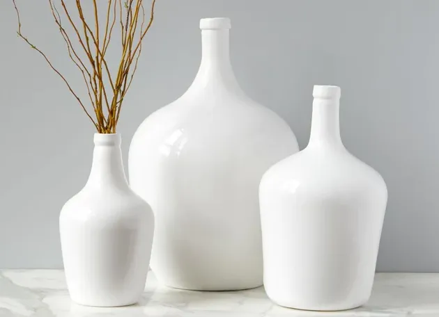 White Demijohn