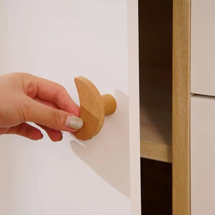 Wooden Cupboard Knob | Moon