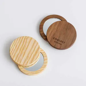 Wooden Pocket Mirror